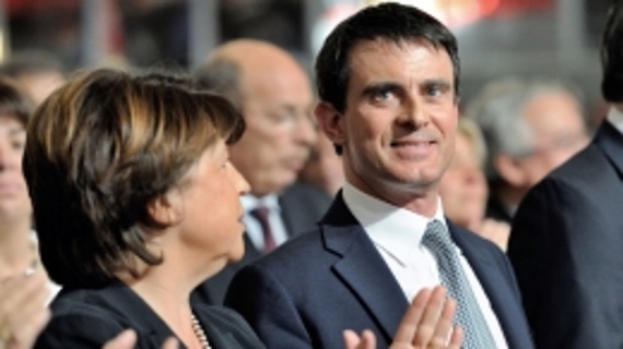 Martine Aubry e Manuel Valls