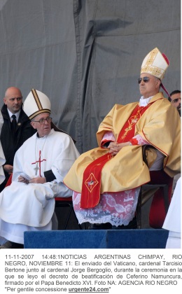 Bergoglio e Bertone