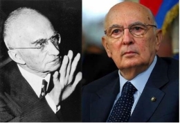 Luigi Einaudi e Giorgio Napolitano