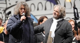 Gianroberto Casaleggio e Beppe Grillo