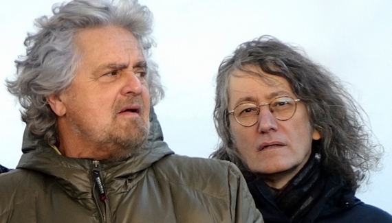 Beppe Grillo e Gianroberto Casaleggio