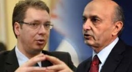 Isa Mustafa e Aleksandar Vučić