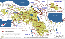 Kurdistan Admin Subdivisions