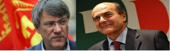 Maurizio Landini e Pier Luigi Bersani