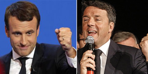Macron e Renzi