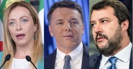 Meloni, Renzi e Salvini