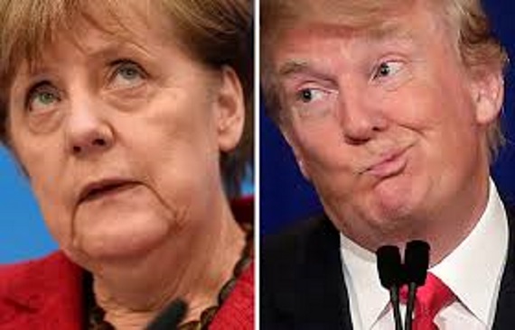 Merkel e Trump