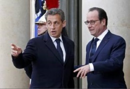 Nicolas Sarkozy e François Hollande