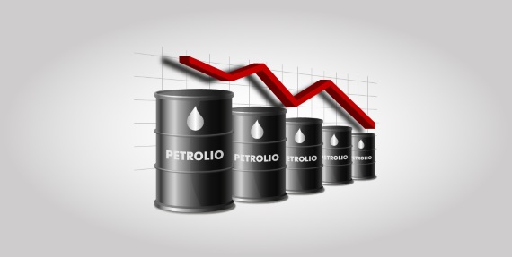 Prezzi del petrolio in discesa