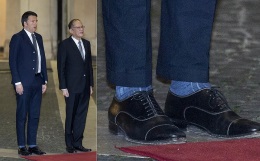 Matteo Renzi e i calzini