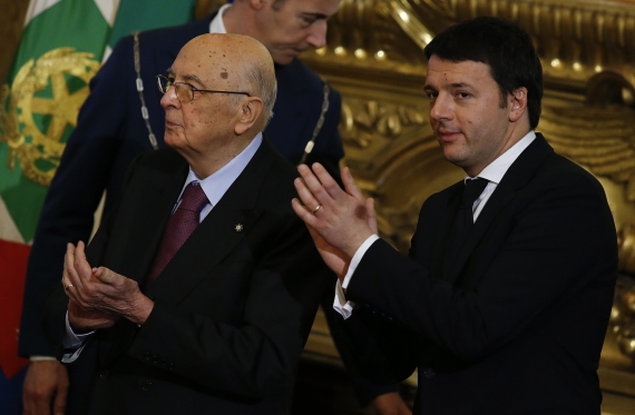 Roberto Napolitano e Matteo Renzi