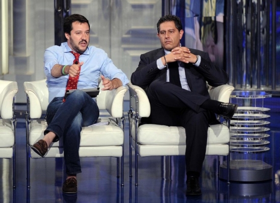 Matteo Salvini e Giovanni Toti
