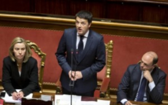Renzi in Senato