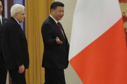 Xi Jinping e Mattarella